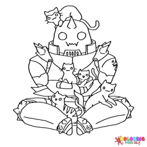 Alphonse Elric Coloring Pages