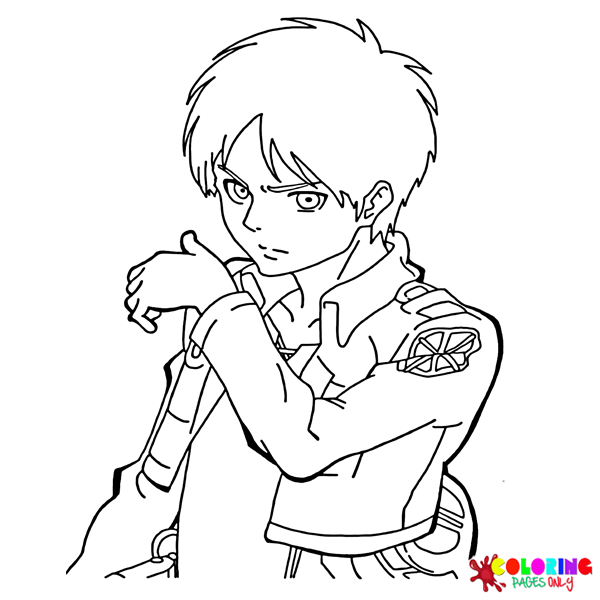 Attack On Titan Characters Coloring Pages