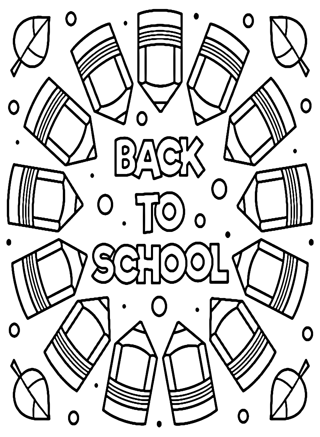 Malvorlagen „Zurück zur Schule“ online von „Zurück zur Schule“.