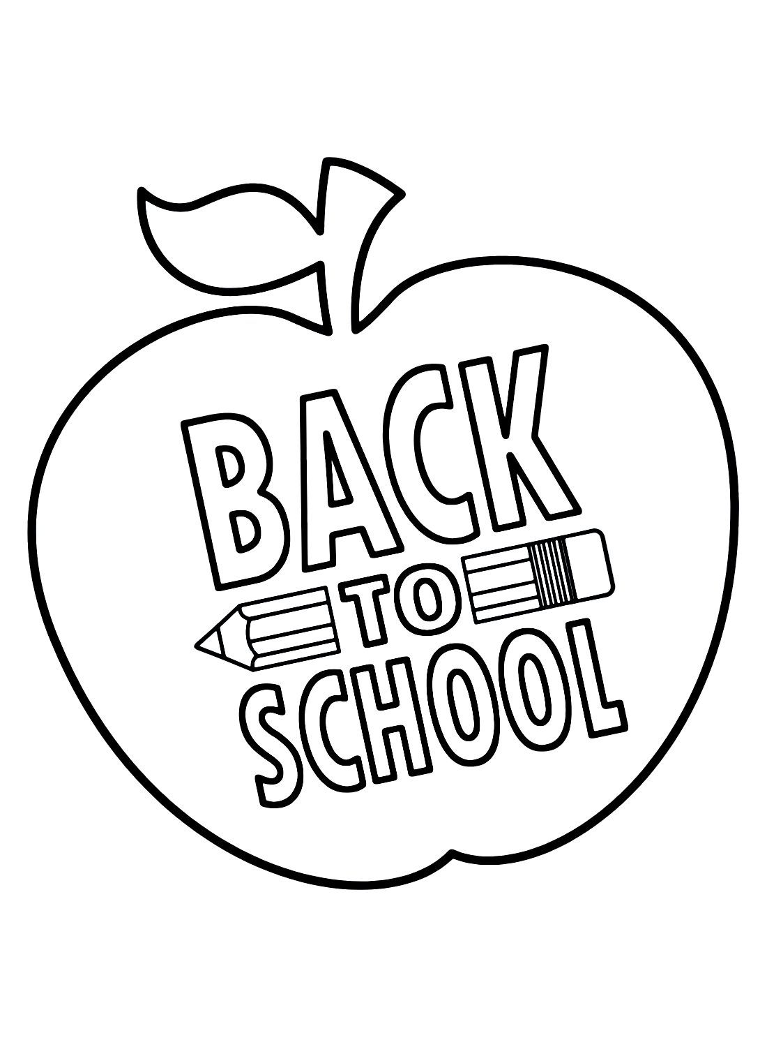 Back to School Coloring for Kids from Back to School