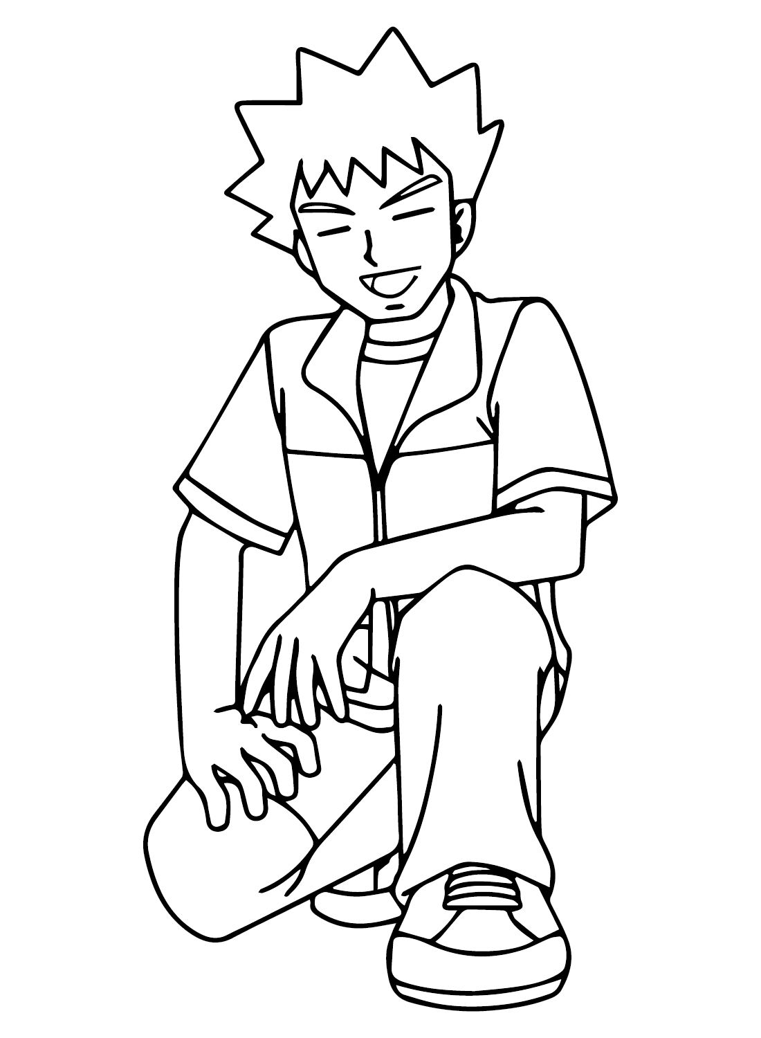 Brock Coloring Page from Brock