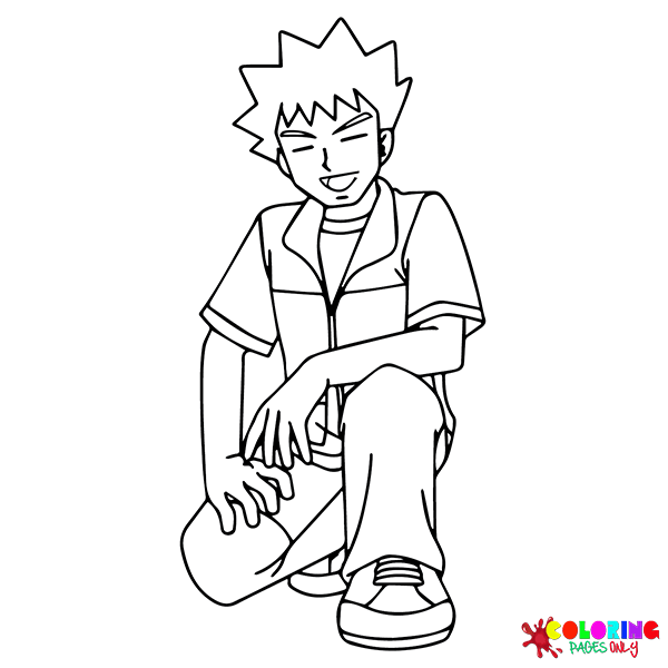 Brock Coloring Pages