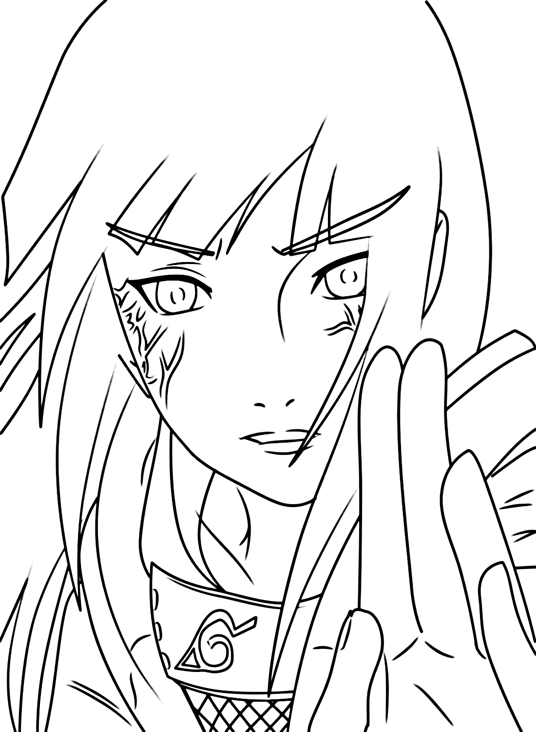 Hyuga Hinata Coloring Pages - Coloring Pages For Kids And Adults