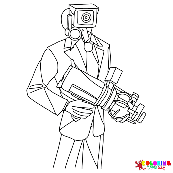 20 Titan Cameraman Coloring Pages Free Printable PDF Online Coloring