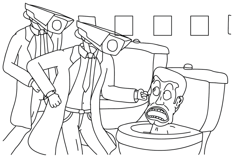 26 Free Printable Cameraman Coloring Pages