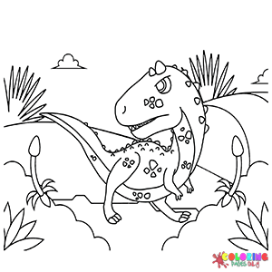 Carnotaurus Coloring Pages