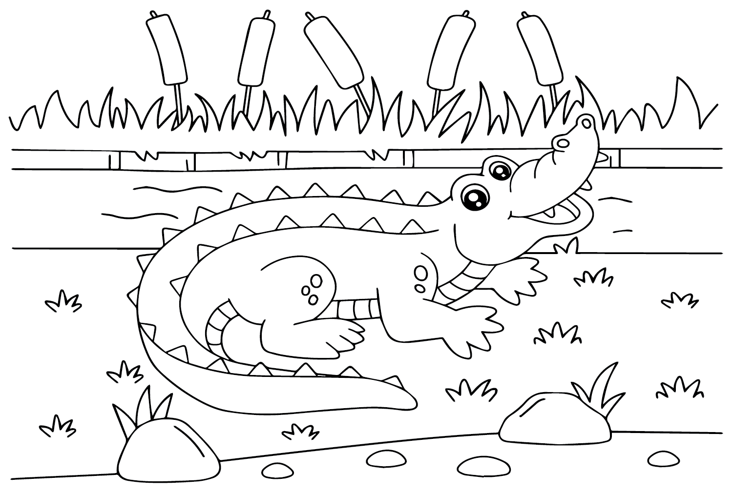 41 Crocodile Coloring Pages Free Printable For Kids And Adults