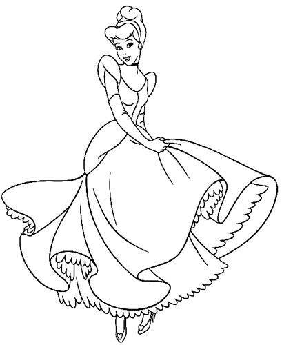 Cinderella Coloring Pages - Coloring Pages For Kids And Adults