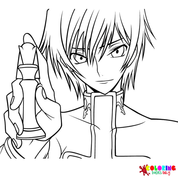 Code Geass Characters Coloring Pages