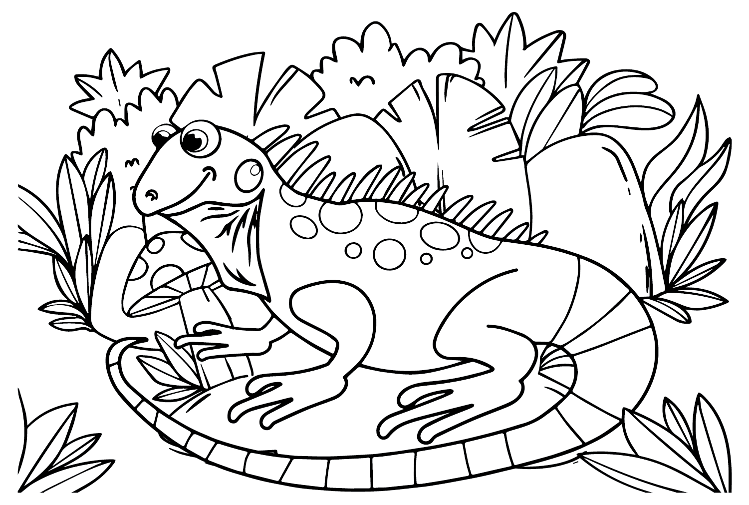 Coloring Iguana from Iguana