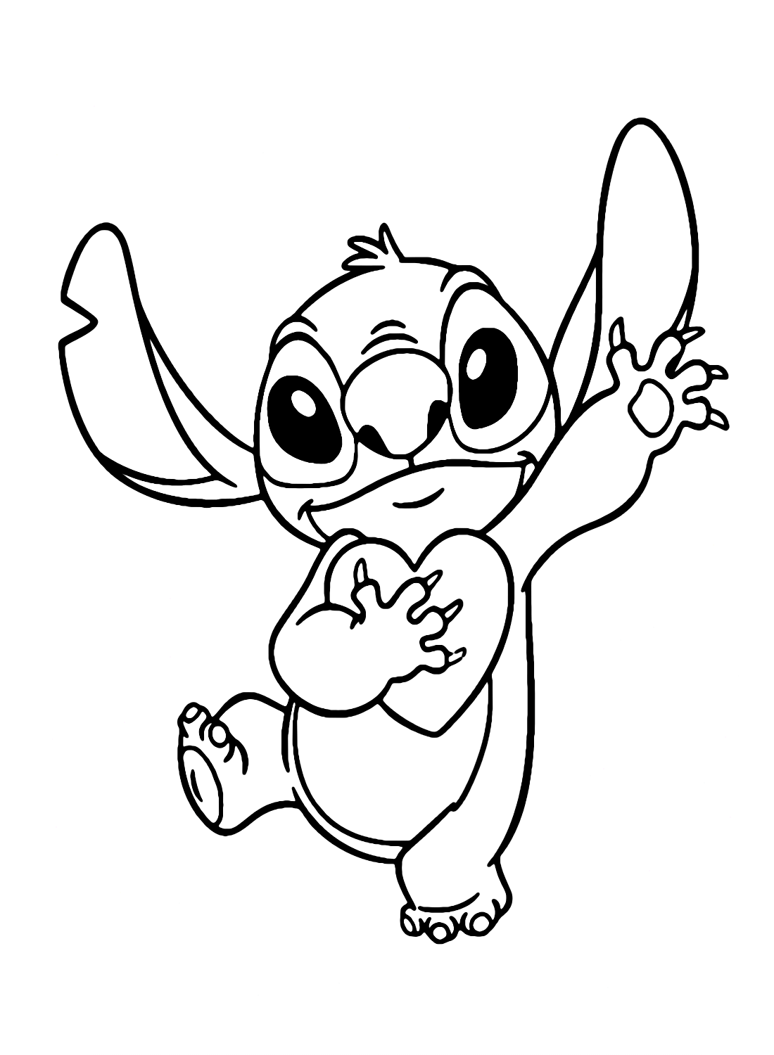 Coloring Pages Stitch Coloring Page