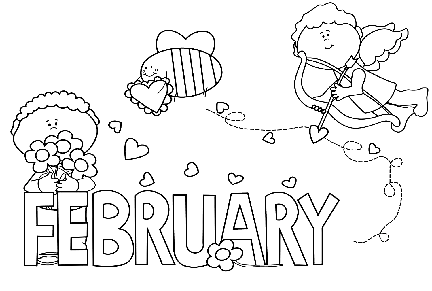 Cute February from February 2024