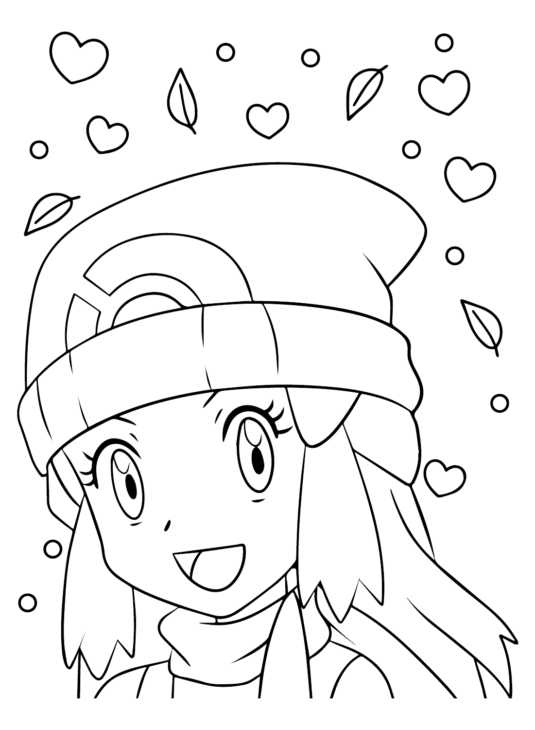 pokemon coloring pages dawn