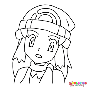 Dawn Pokemon Coloring Pages