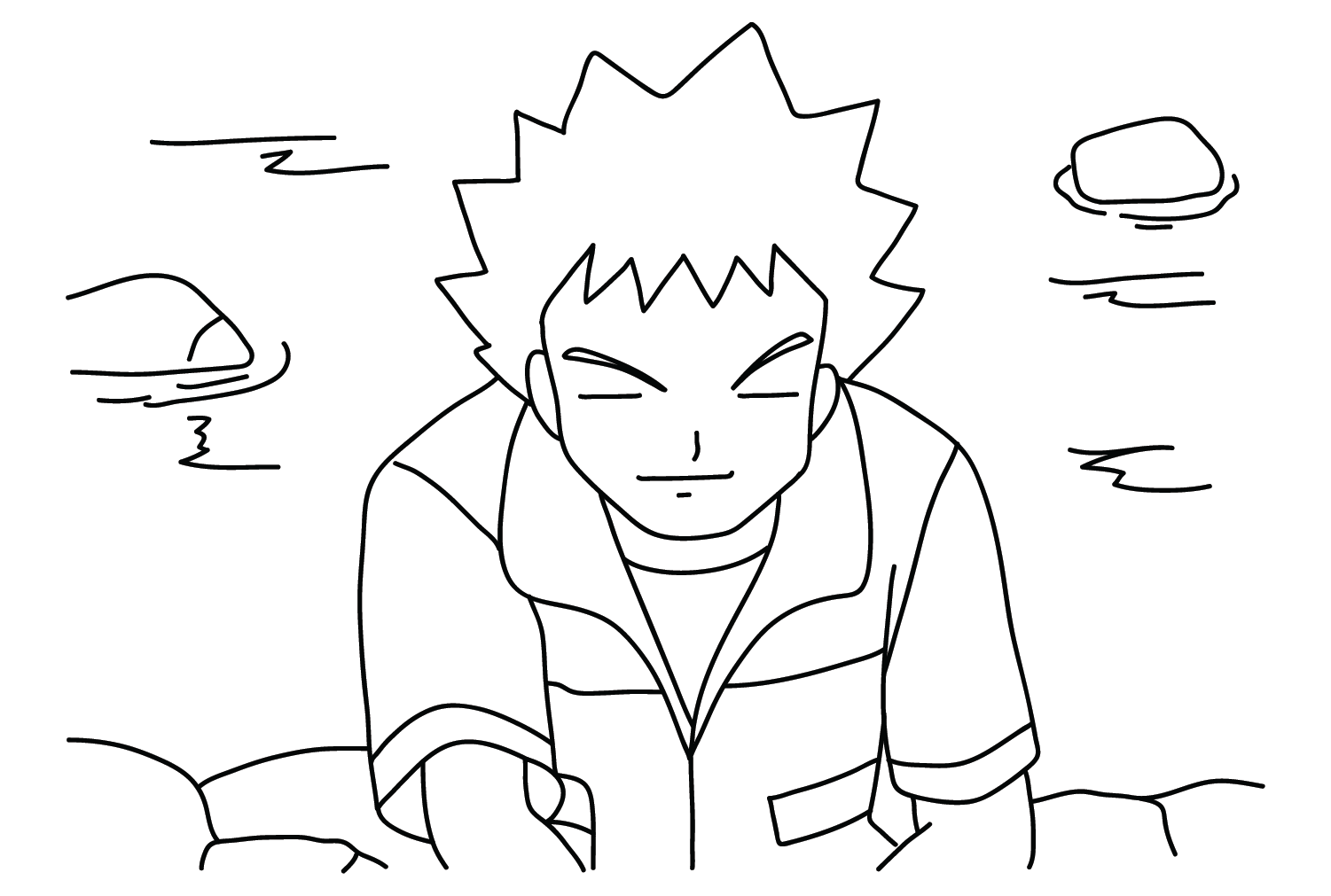 Drawing Brock Coloring Page from Brock