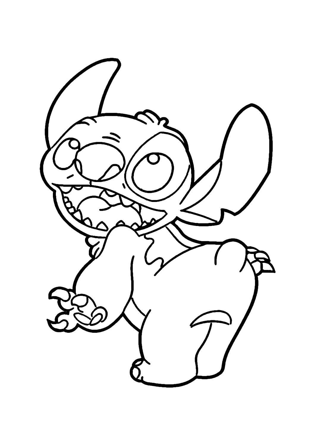 Easy Stitch Coloring Pages Coloring Page