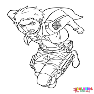 Eren Yeager Coloring Pages