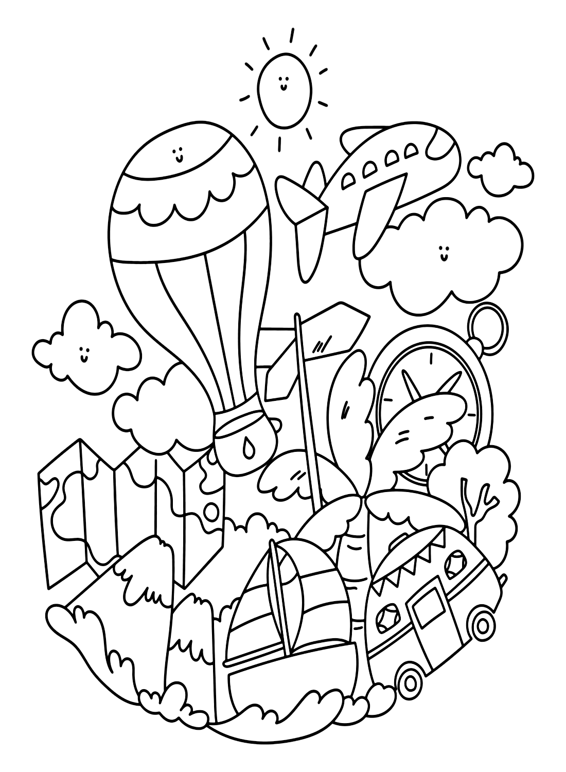August Summer Coloring Pages August Coloring Pages Coloring Pages 