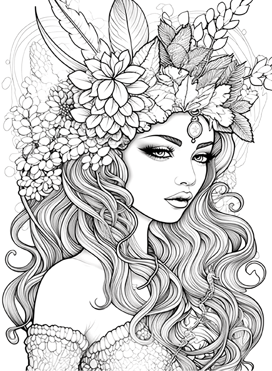 Fairy Coloring Page PDF