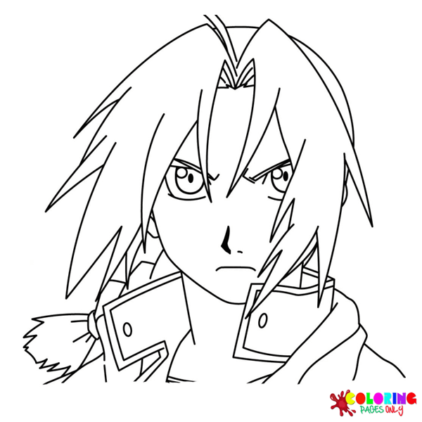 Fullmetal Alchemist Characters Coloring Pages