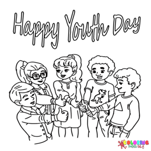 International Youth Day Coloring Pages