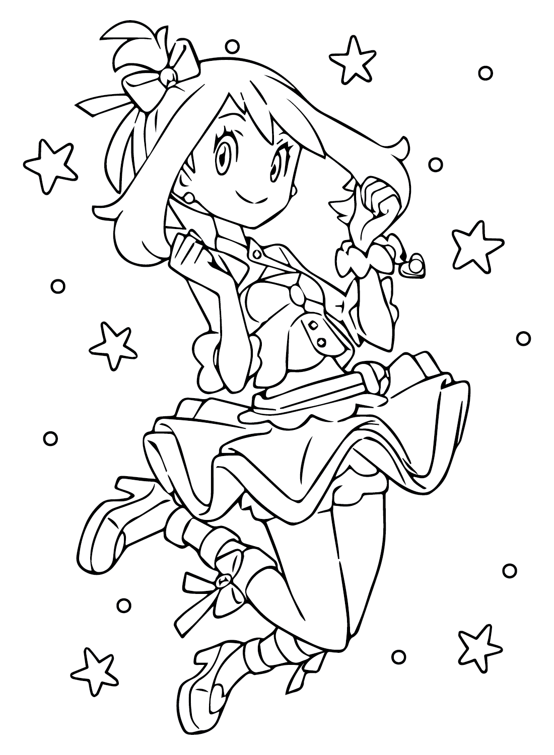 May Pokemon Coloring Page from May Pokemon