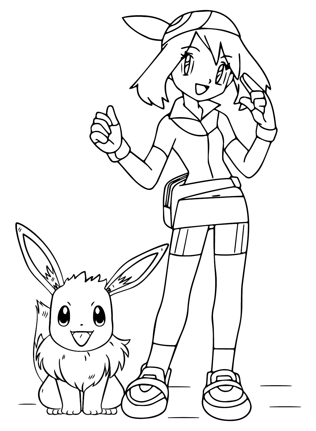 May Pokemon Coloring Pictures from May Pokemon