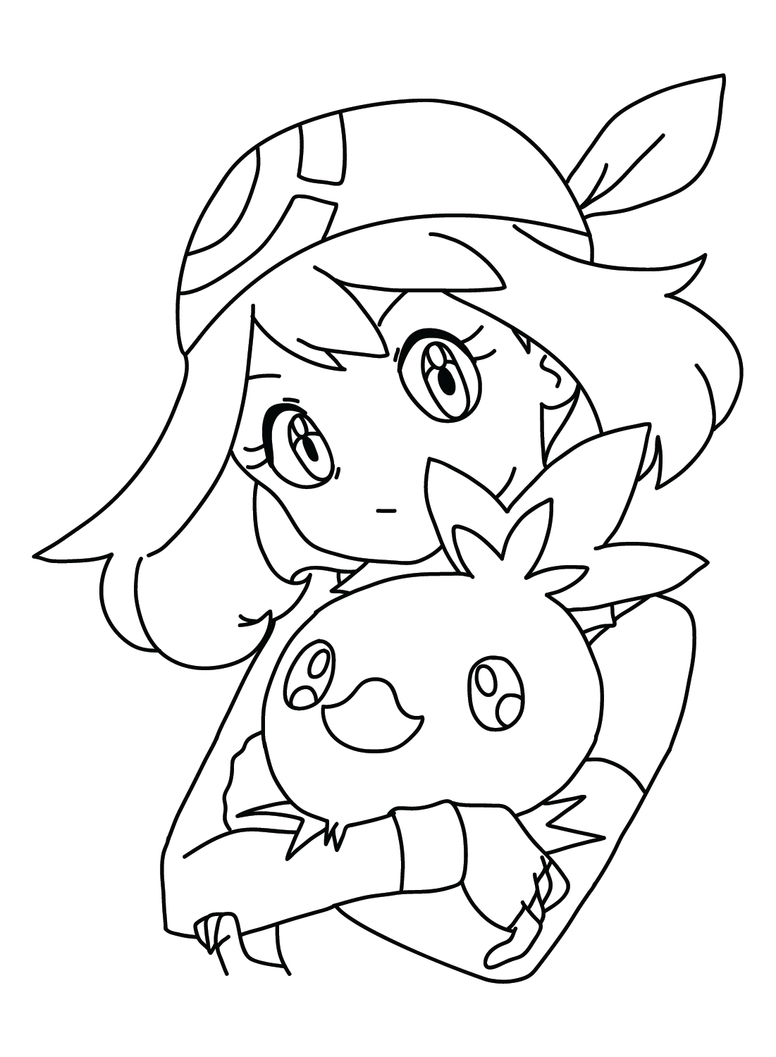 May Pokemon Picture to Color from May Pokemon