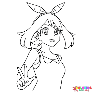 May Pokemon Coloring Pages
