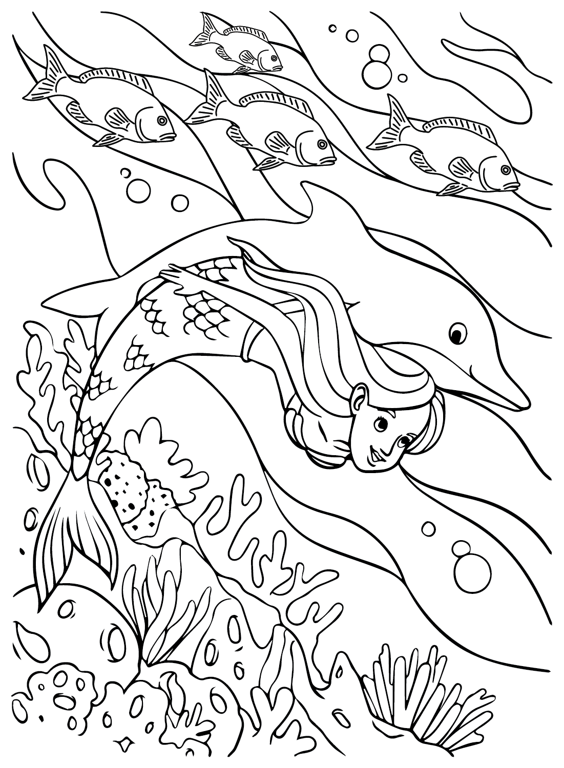 Meerjungfrauen, Delfine und Schnapper von Snapper