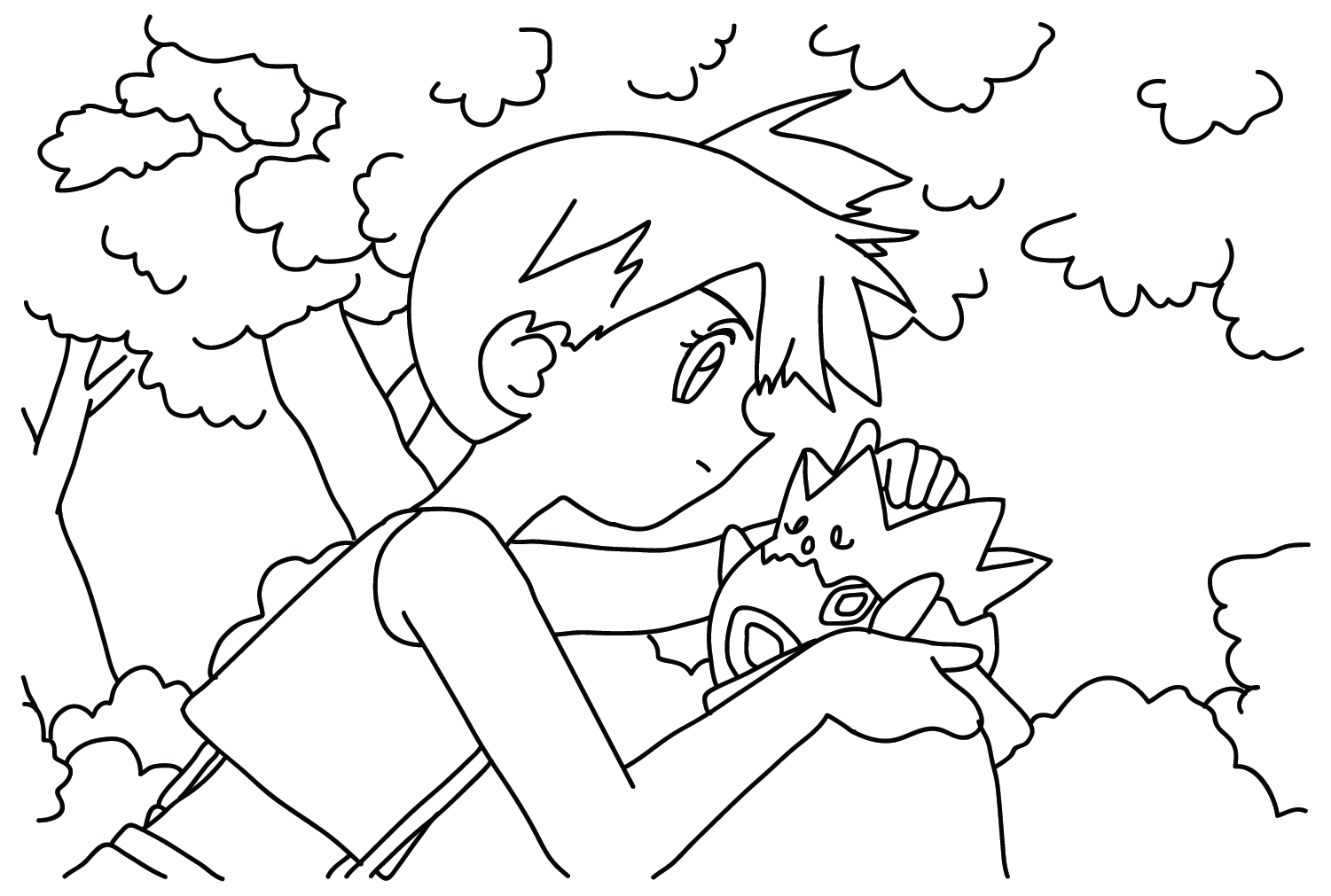 Misty Coloring Page Free Printable from Misty