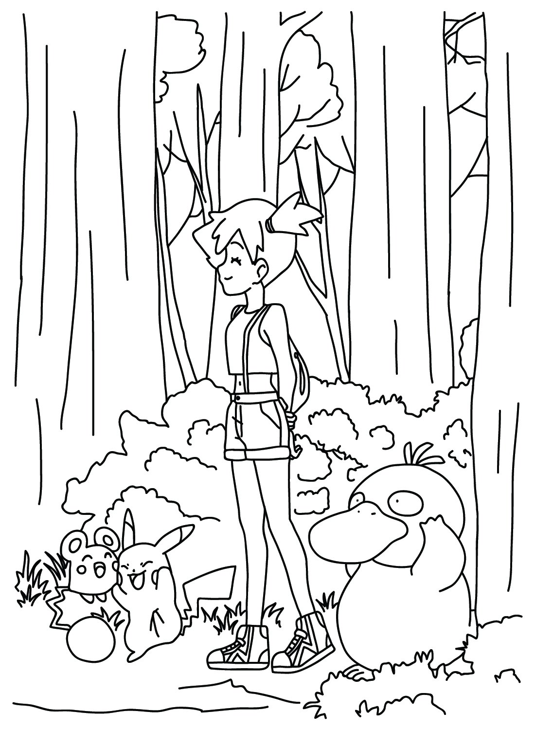 Misty Coloring Page from Misty