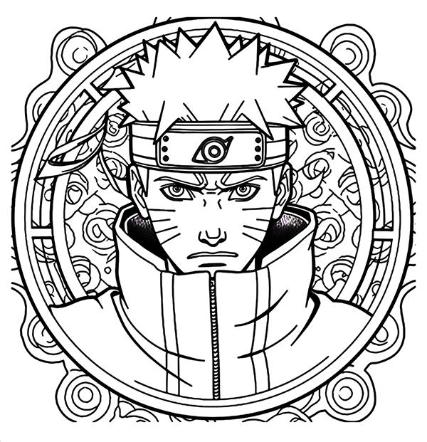 Pagina a colori di Naruto