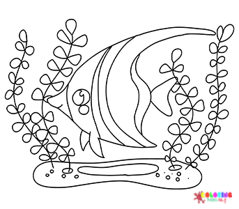 Pennant Coralfish Coloring Pages