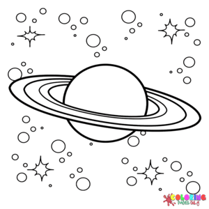 Planet Coloring Pages