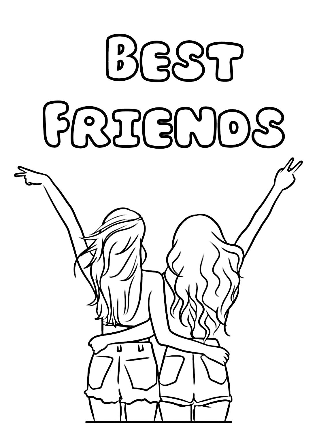 Coloring Pages About Friendship Coloring Pages About Friendship