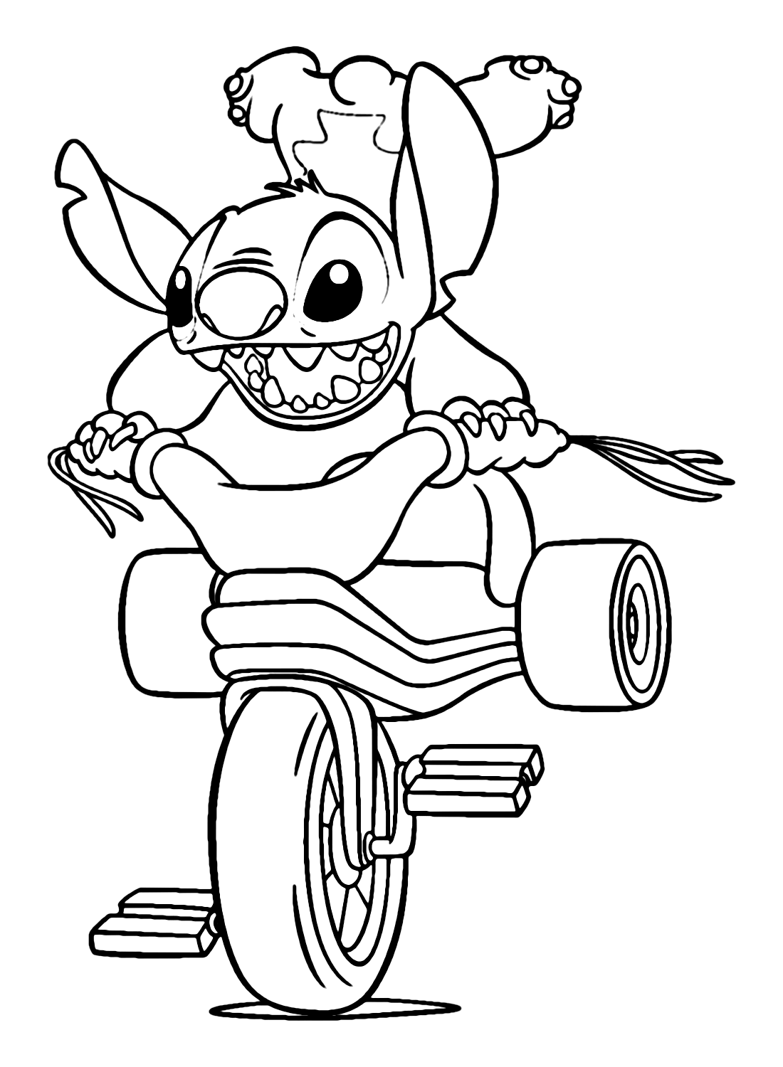 Printable Cute Stitch Coloring Pages Coloring Page