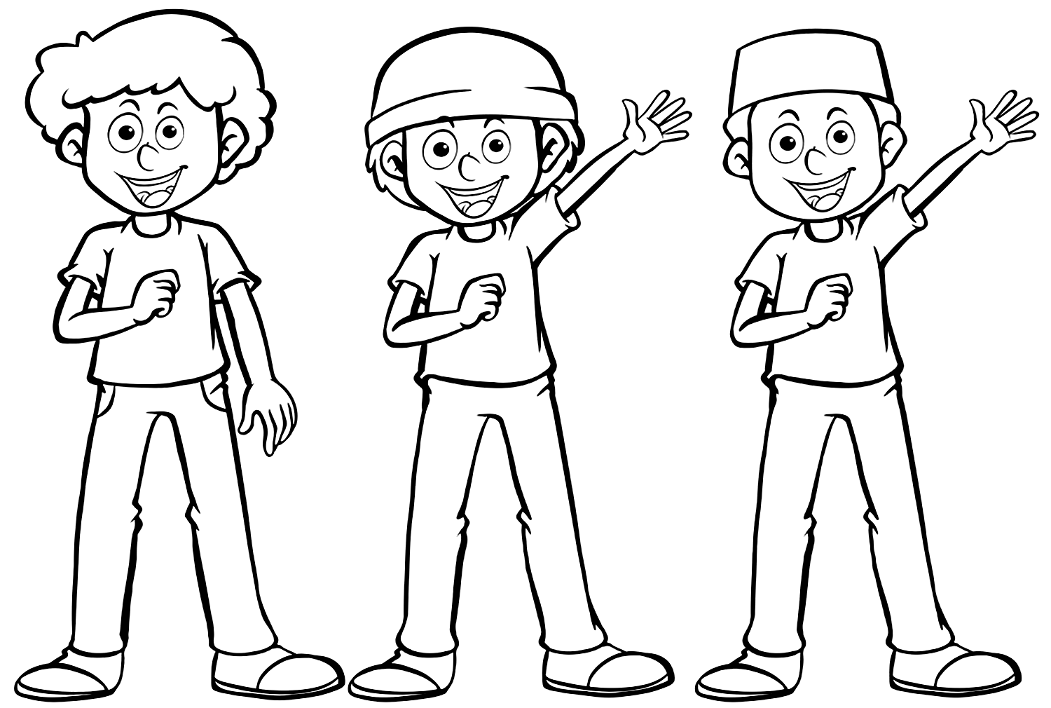 Printable Youth Day Coloring Pages from International Youth Day