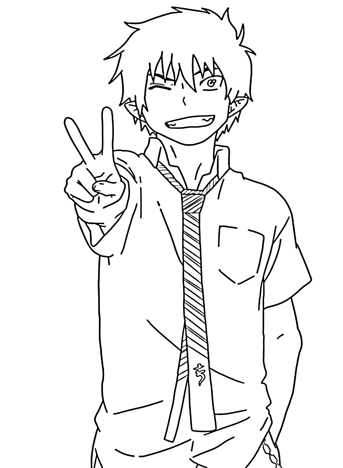 Rin coloring page - Coloringcrew.com