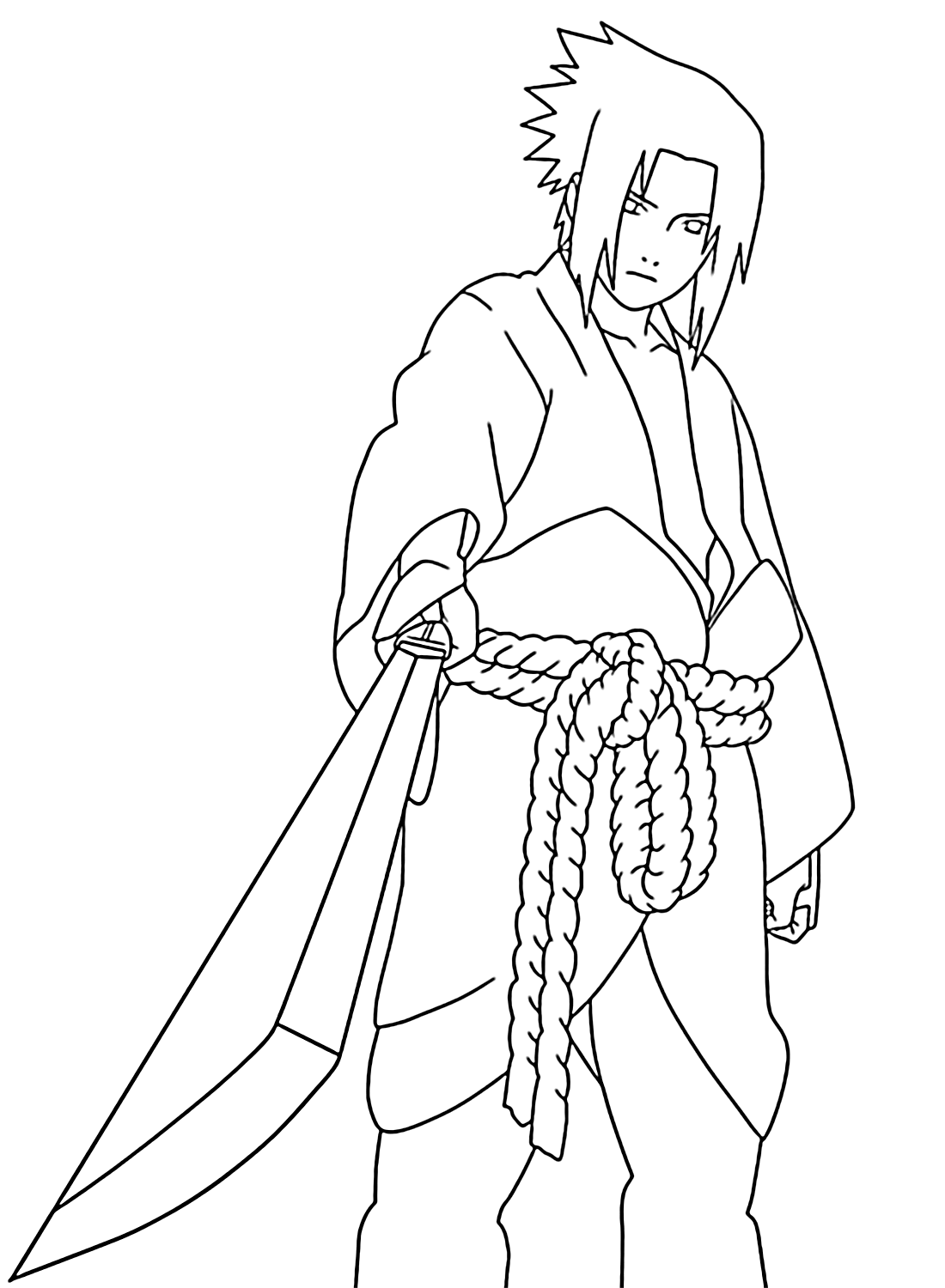 Sasuke Images Coloring Pages