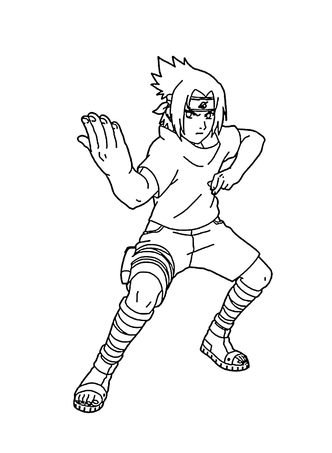 Sasuke Coloring Pages - Free Printable Coloring Pages