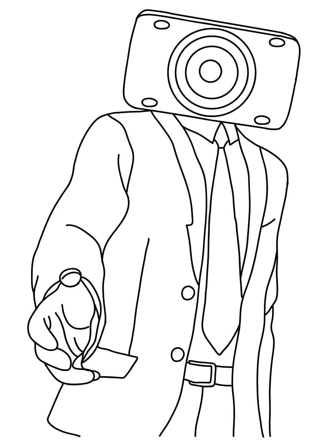 Speakerman Coloring Pages - Free Printable Coloring Pages