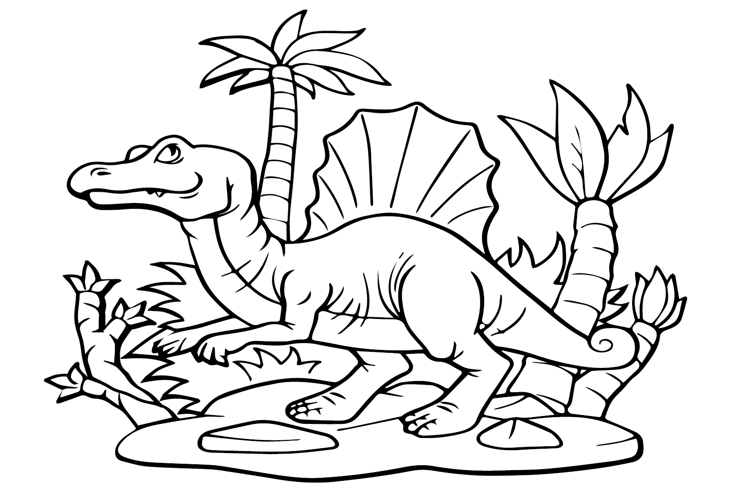 Spinosaurus Aegyptiacus Malbuch von Spinosaurus Aegyptiacus