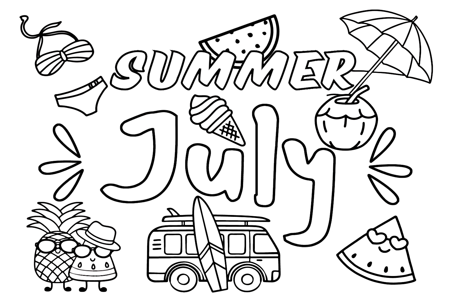 Verano julio desde julio