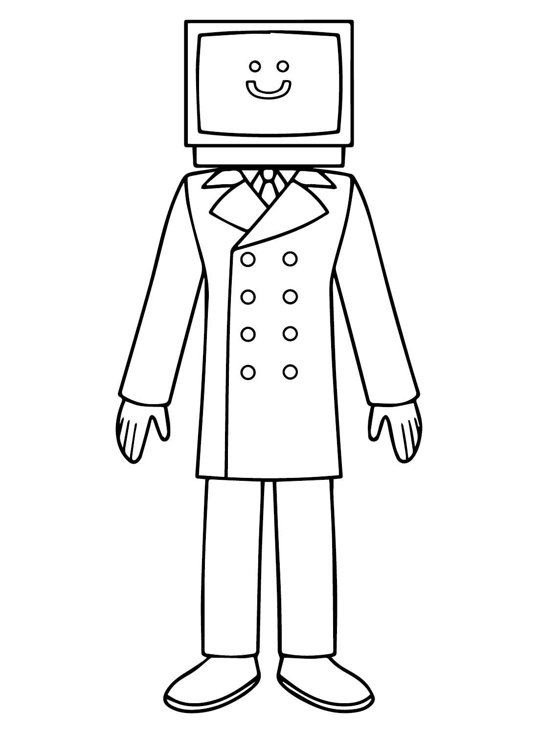 TV Man Coloring Pages For Kids from TV Man