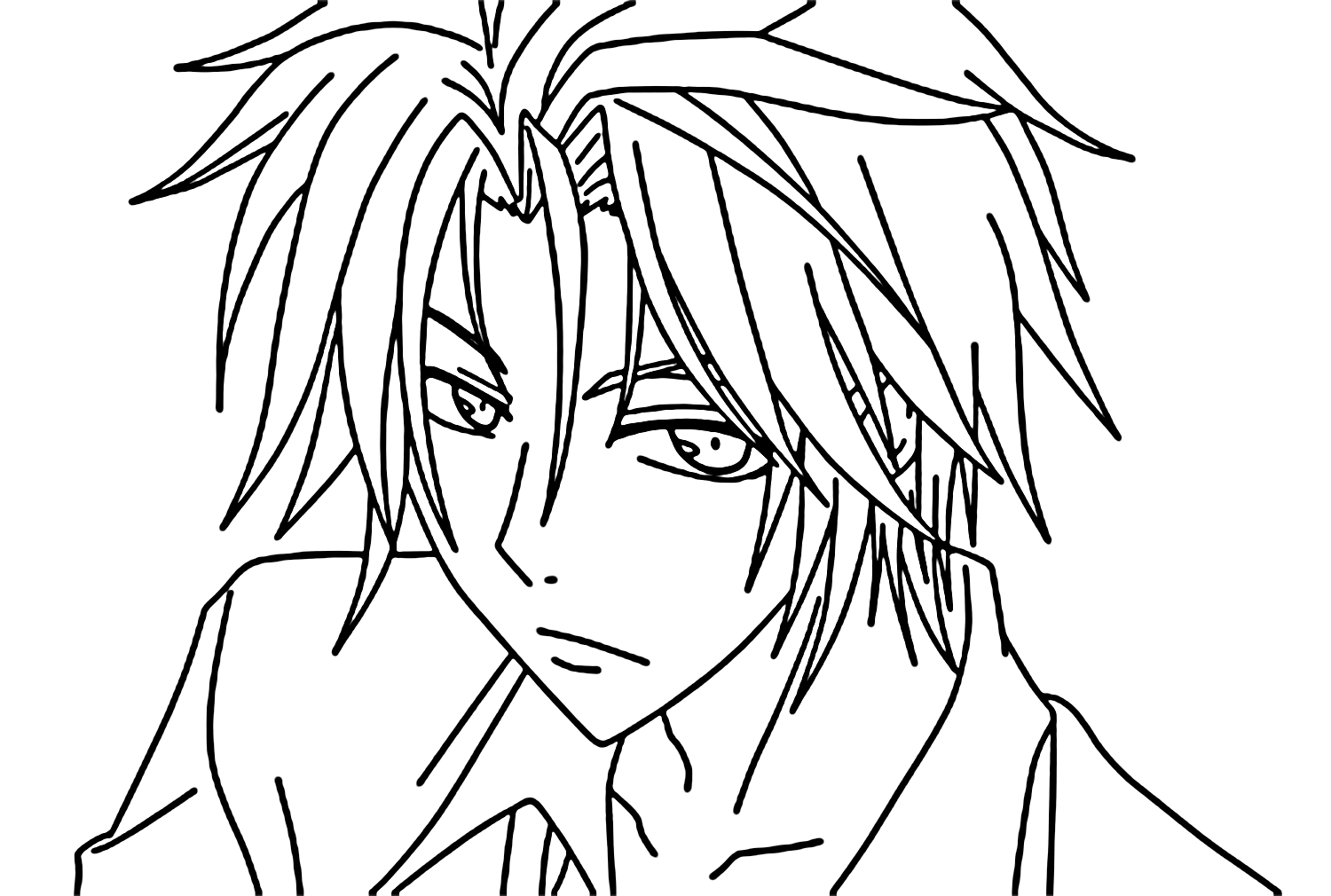 Takumi Usui Image to Color - Free Printable Coloring Pages