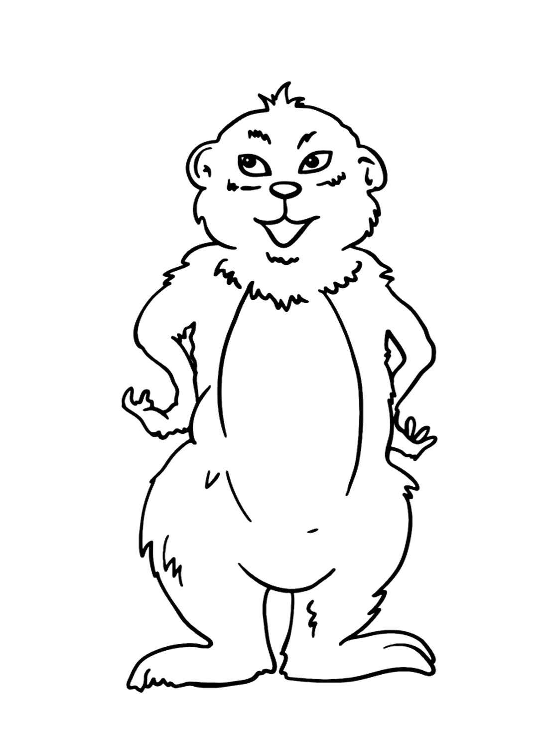 Cartoon-Murmeltier von Marmot