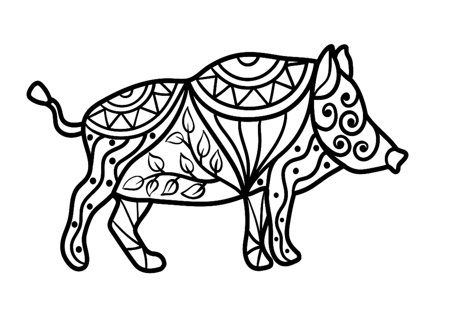Mandala Boar from Boar