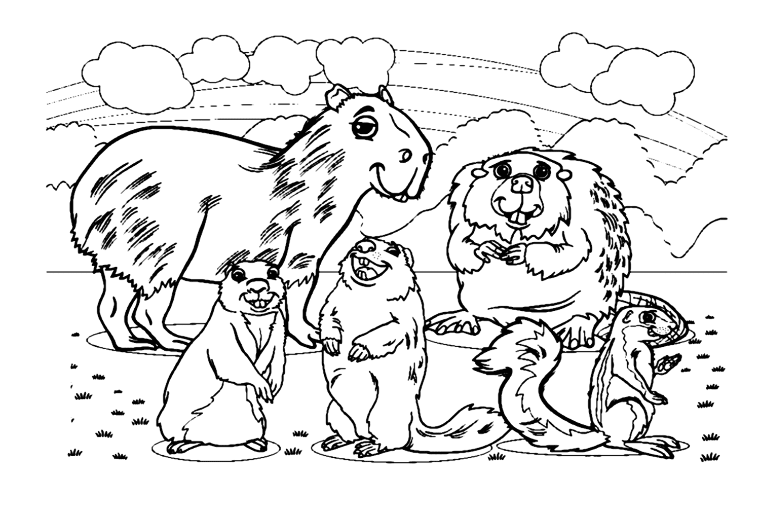 Marmotta con roditori from Marmotta