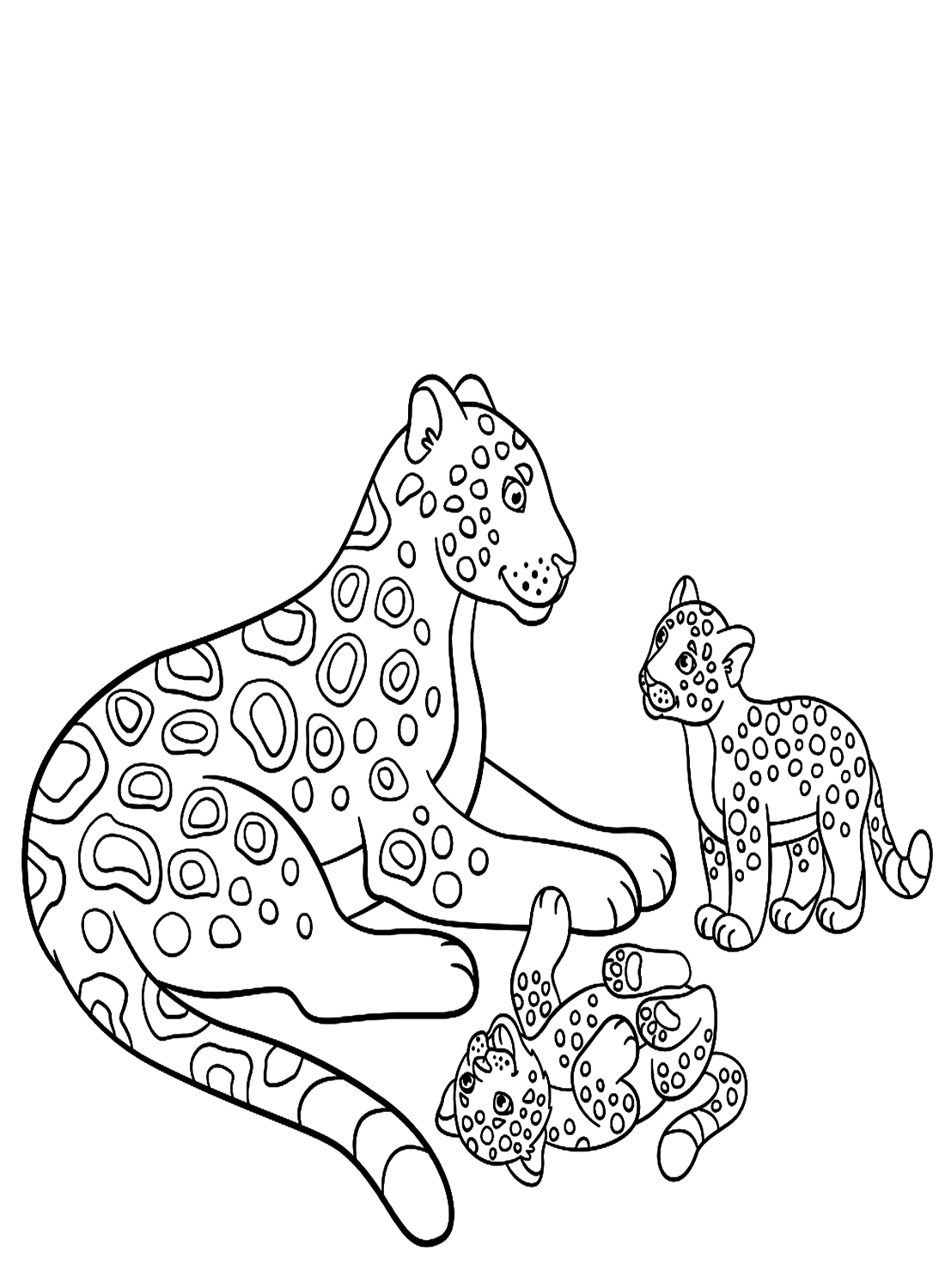 Mamma Giaguaro con i suoi cuccioli from Giaguaro
